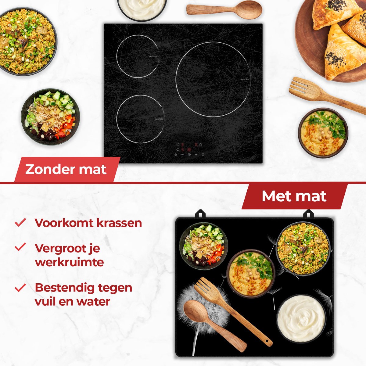 Voordelen van een inductie mat paardenbloem