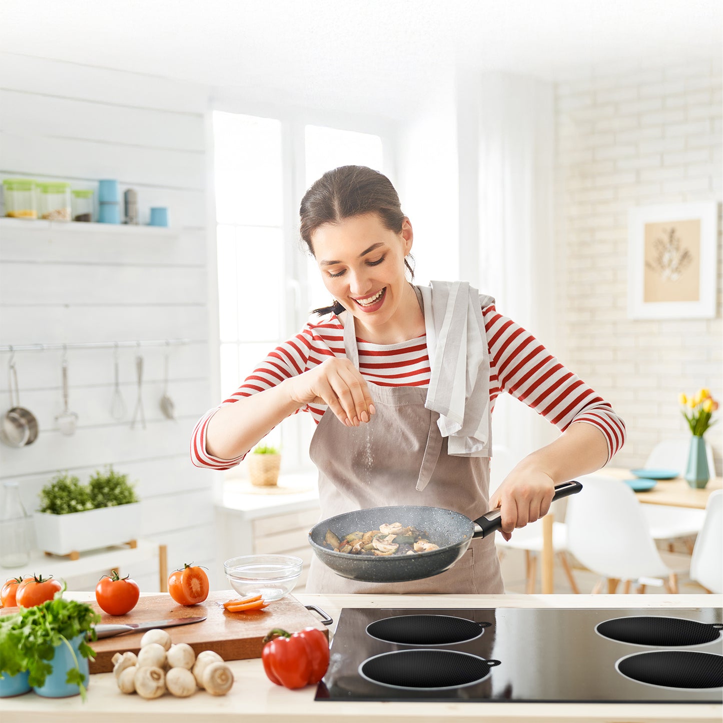 Induktionskochmatten - hitzebeständig bis 240 °C